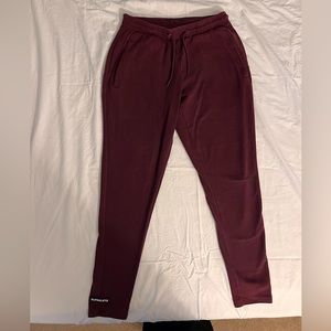 Alphalete Mens Thick Leggings, Size M, Maroon